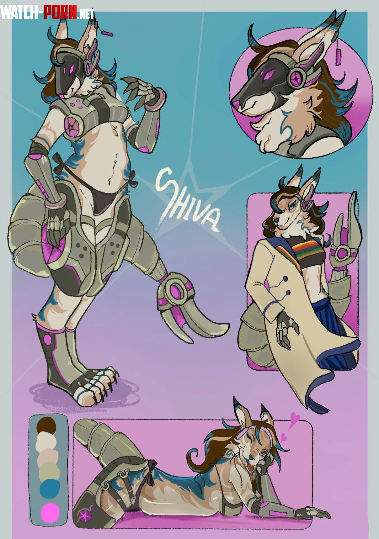 This is shiva art by me from a commission  3 by H00NEYMOON