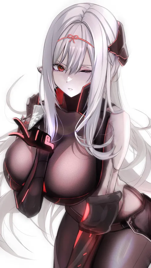 Thumbnail Meet Scarlet from Nikke Mobile Ensemble | animebodysuits