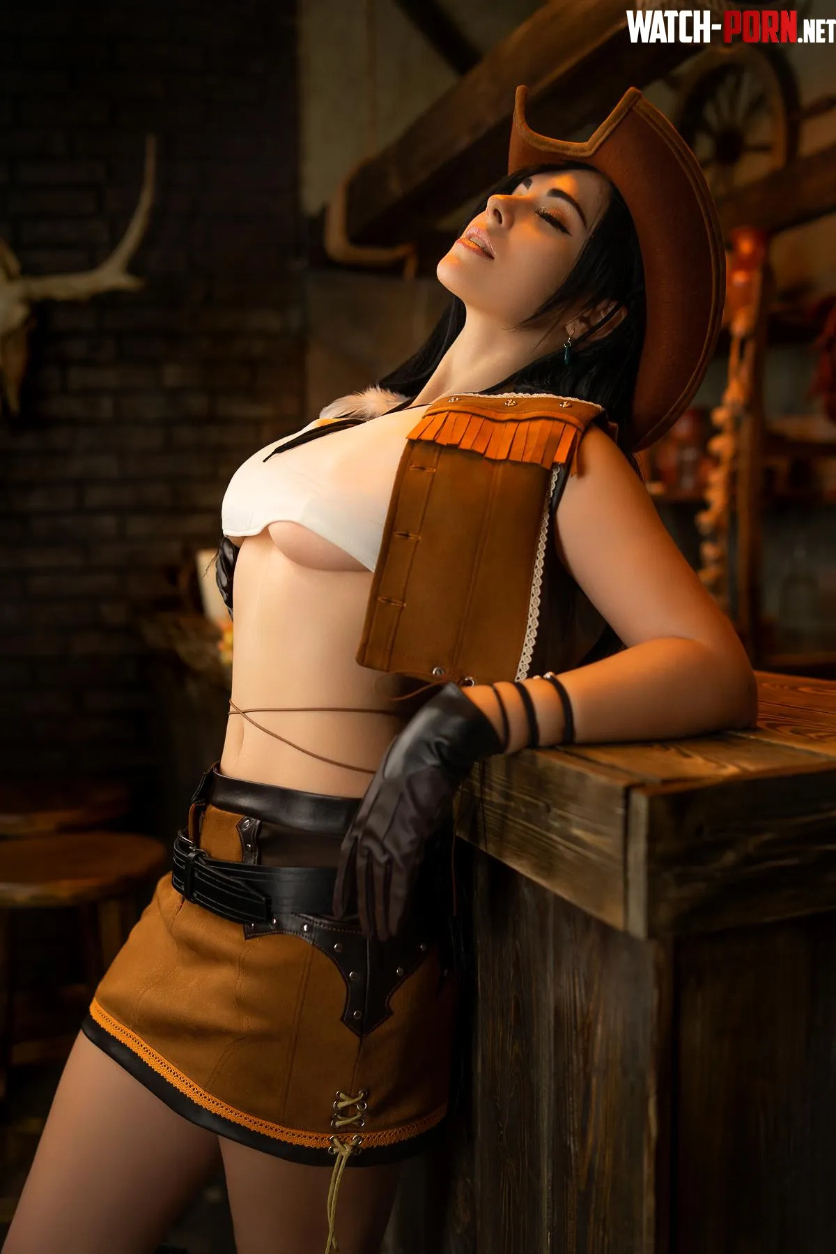 Cowgirl Tifa Final Fantasy VII Yuna Kairi by YunieSunshine