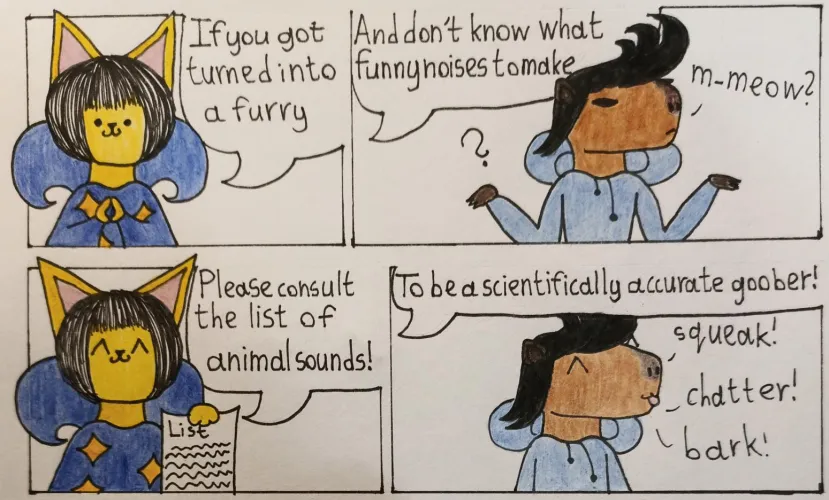 Thumbnail Animal Noises Art List: MrMoor2007's Furry Creations | furry Artistry