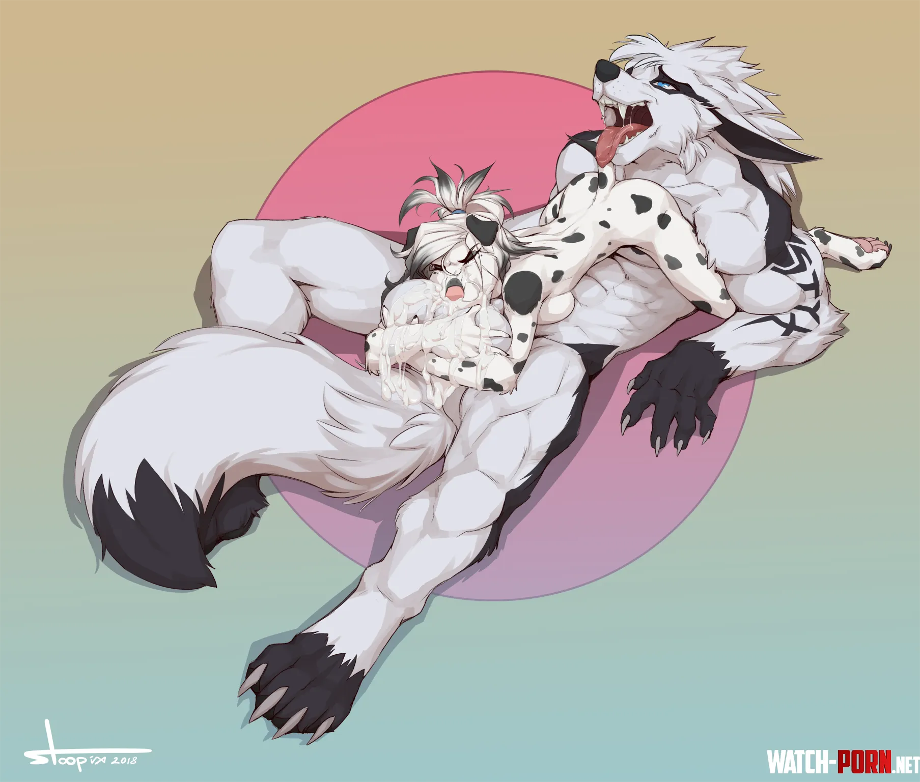 Holding onto those balls for dear life  stoopix FM by Sammie-The-Femboy