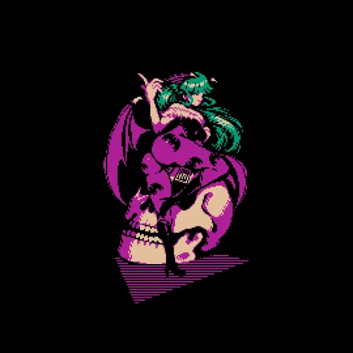 Thumbnail Morrigan Aensland: An Artistic Wonder | Author: mykarmykar | PixelArtNSFW