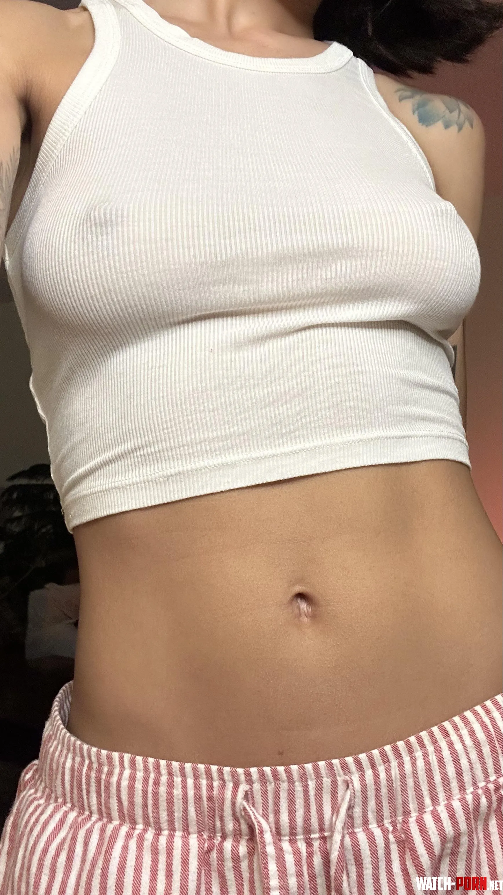 Midriff and pokies is a perfect combo by MulberryGlum4991