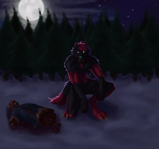 Thumbnail Hellhound Girl Miryr's Different Sizes Explained by MiryrWildeHellhound | Furry