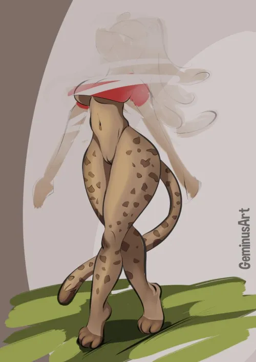 Thumbnail Sensual Walk Art by Geminusart02: Exploring Yiff