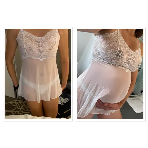 Thumbnail Before and After: firefly8687's Preggo Transformation Narrative | PreggoPorn Category