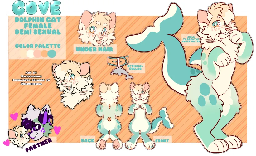 Thumbnail Slushiekinz Shares Captivating Cove Ref Sheet Art