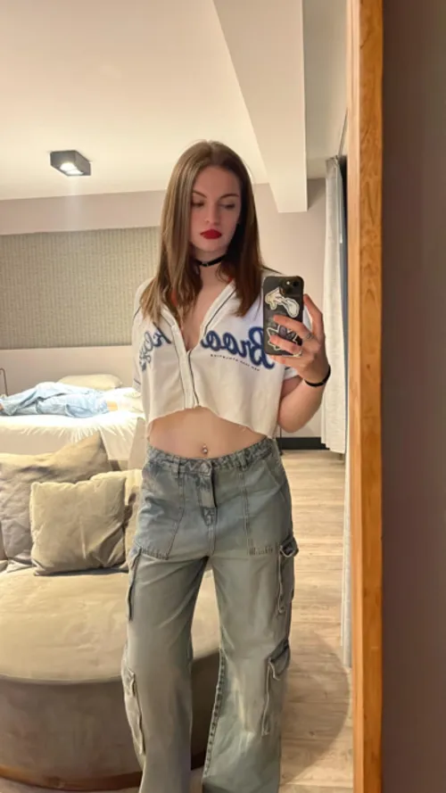 Thumbnail Feeling Pretty in Today's Outfit | Marina_Spunky Croptopgirls