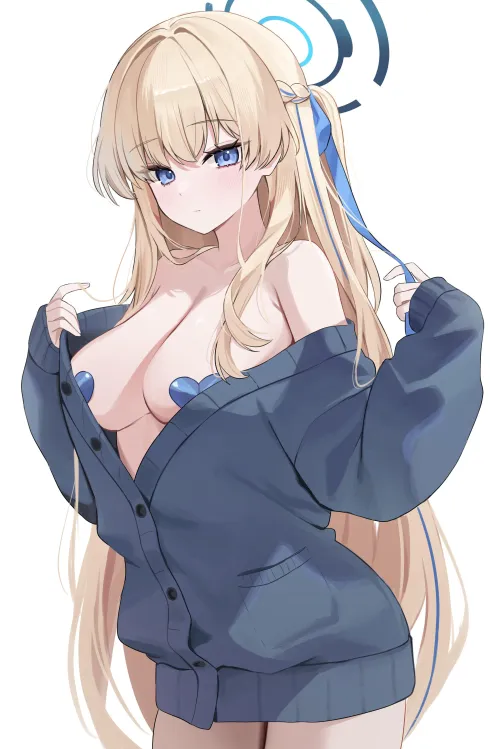 Thumbnail Sensual Unveiling: Toki's Sweater Slowly Comes Off
