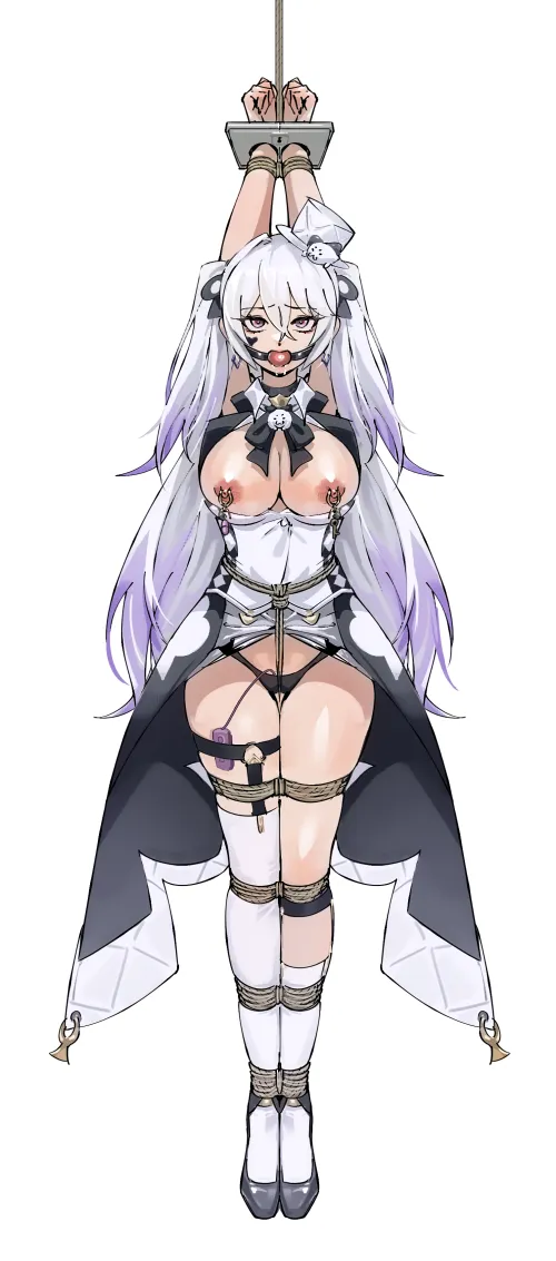 Thumbnail Standing Pretty in Bondage: Author nikunikunikubenki | HentaiBondage
