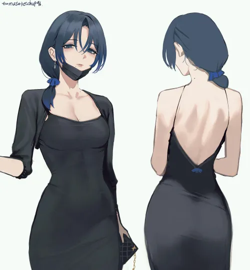 Thumbnail Mommy Hiodoshi Ao Hololive: A Peek into AnimeMILFS by Zewen_Senpai