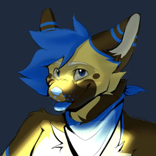 Thumbnail Juanpahulk Captures Adorable Blep Moment with Shep Art