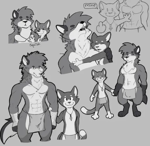 Thumbnail Unravel 'Midnight drawings because my sleep schedule is demolished' by lhkfkgdklb in the Furry Category