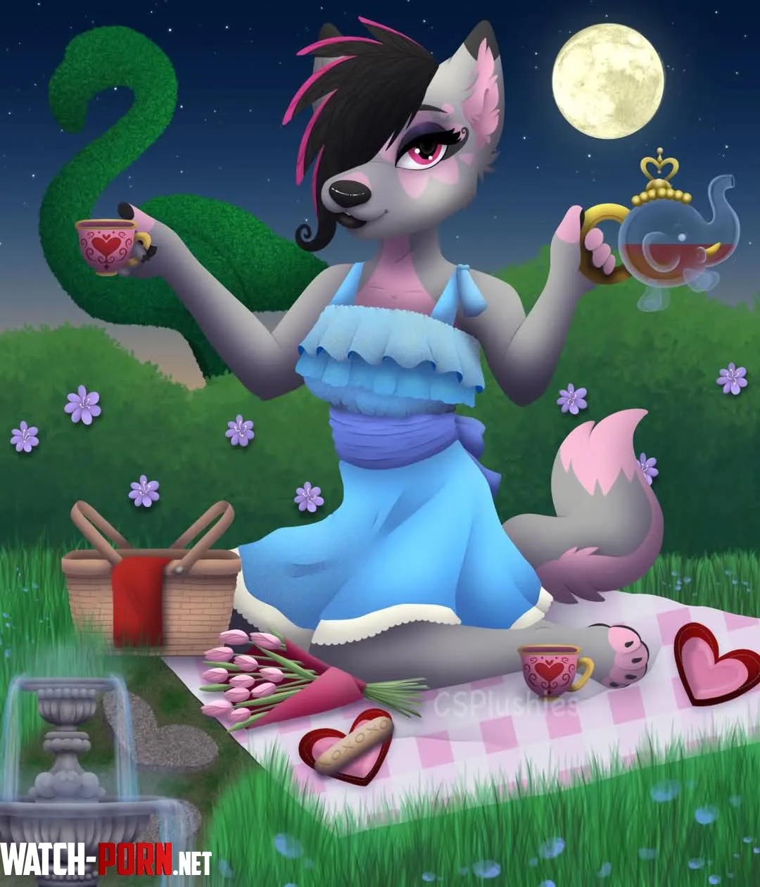Valentines Tea Party by CSPlushies by CSPlushies