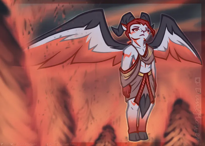 Thumbnail Discover the Enchanting World of Furry with DuneflowerPetal's 'Roguaphel Stare'