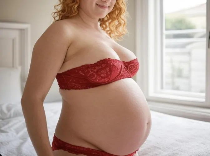 Thumbnail Admiring the Beauty of Pregnancy: Hot_Video8842's Journey | PreggoPorn Category