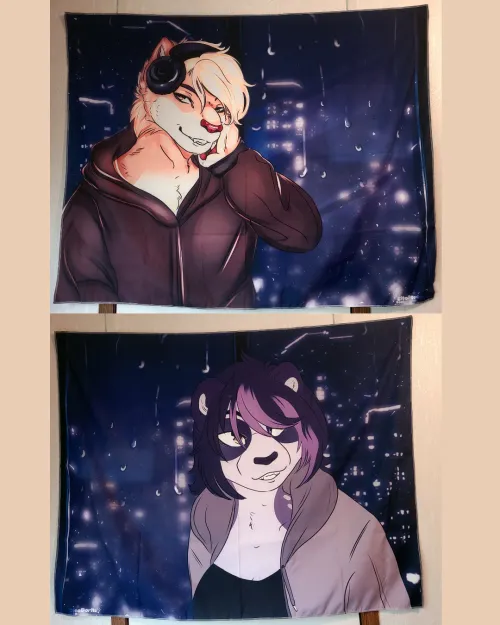 Thumbnail eitodorito Showcases Stunning Tapestries in Furry Art