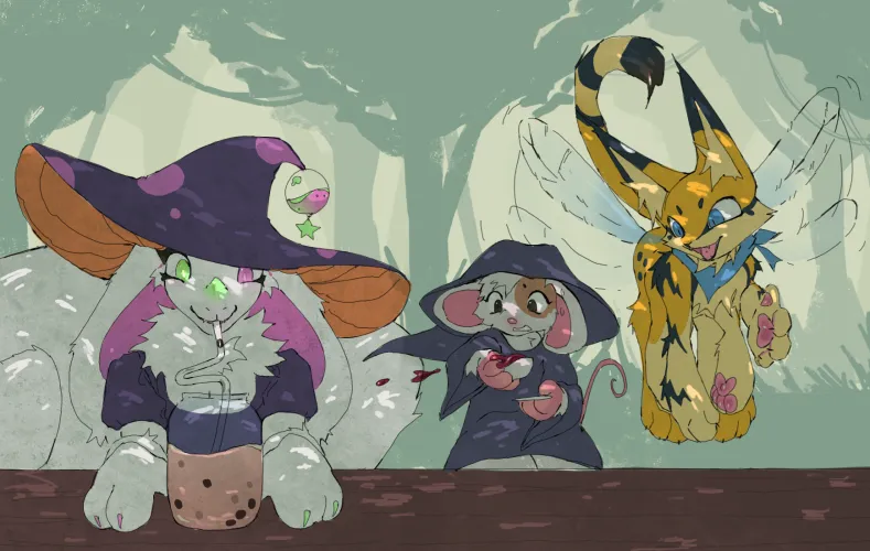 Thumbnail Artistic Brilliance: OC Comic Doodle Creations - Una_666 | Furry