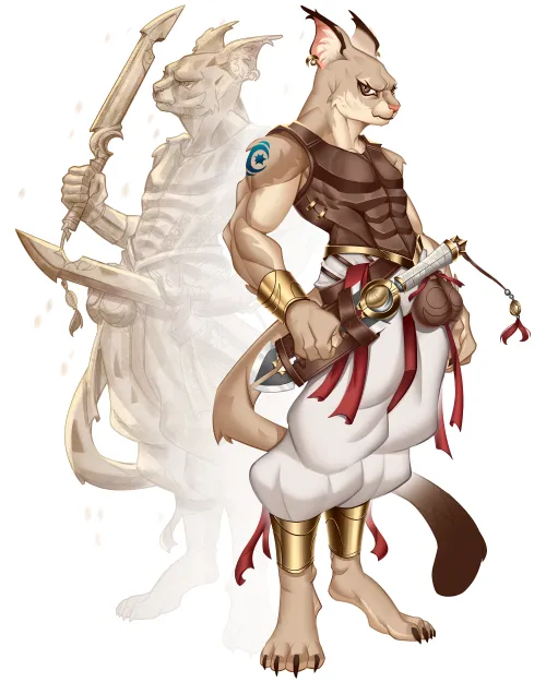 Thumbnail Create Stunning Desert Tabaxi Art | MaysonSyam | Furry Category