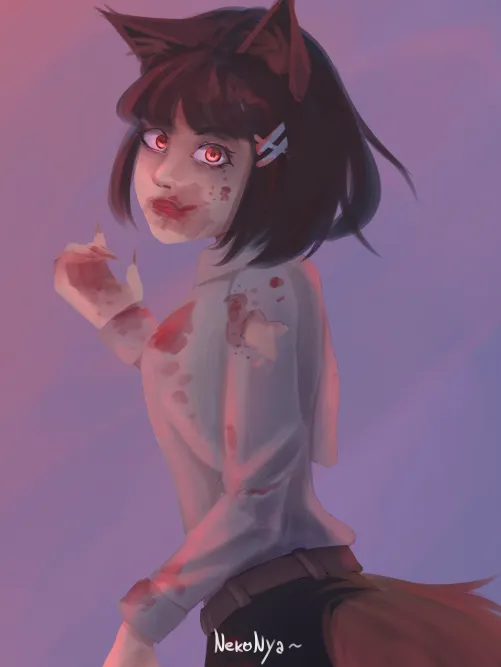 Thumbnail Neko Nya Me's Wolf Girl on MonsterGirl