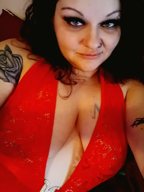 Thumbnail OutrageousPotato2528's Passion for Red in Lingerie