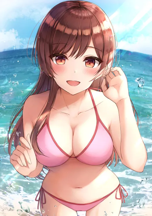Thumbnail Summer Beach Date with Mizuhara Chizuru by ecchi_neko