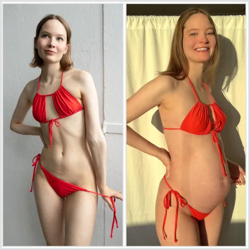 Thumbnail Pregnancy Comparison: FutureMilfSophia's Journey | PregnantPetite