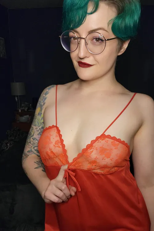 Thumbnail Spicy Little Chili Pepper in Red Lingerie: A Captivating Look by spacefairyastrid
