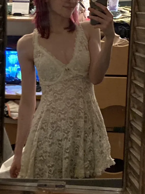 Thumbnail Love this Dress but wish it weren't See-Through | fatfishfins