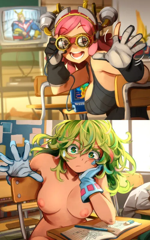 Thumbnail TechnicolourBear Explores 'Hagakure Visible Khyleri' in My Hero Academia - rule34