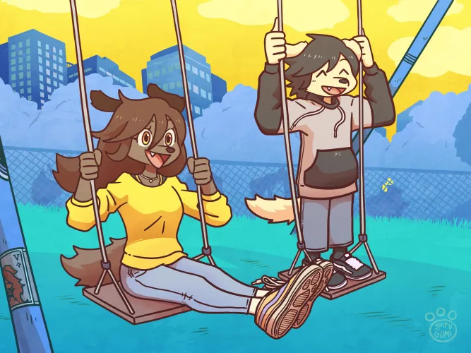 Thumbnail Commission for vitialarosewo by shifugumi - Furry Category
