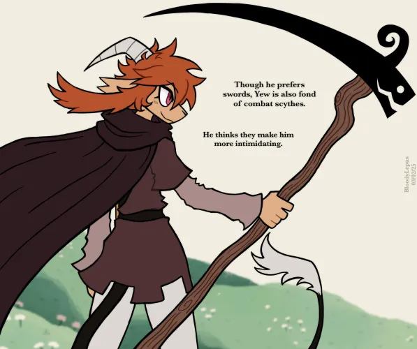 Thumbnail Unveiling OC Scythe Boy: Explore the World of BloodyLepus | furry