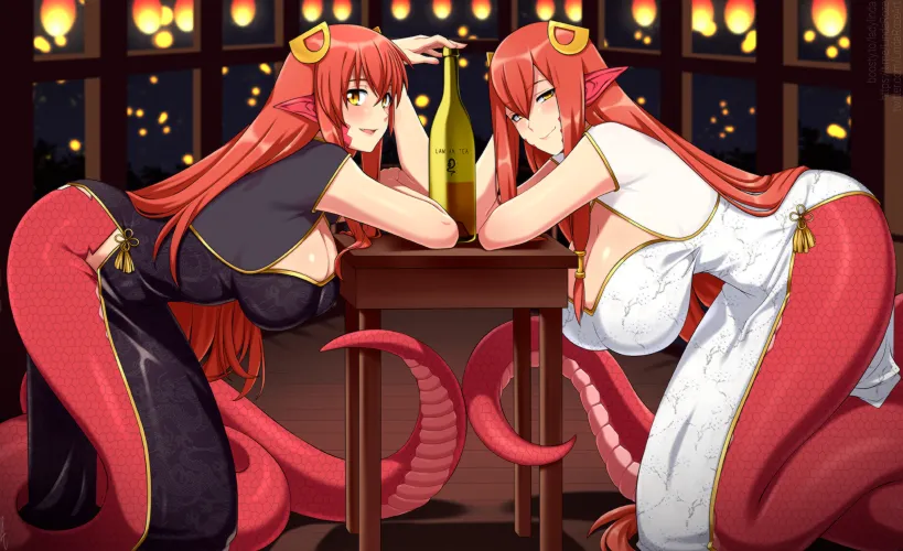 Thumbnail Sensual Lamias: New Year Revelations by A_MASSIVE_PERVERT