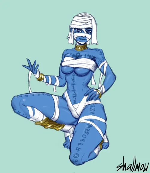 Thumbnail egorechek's Mummy Girl Hero Inside Unveiled in the MonsterGirl Category