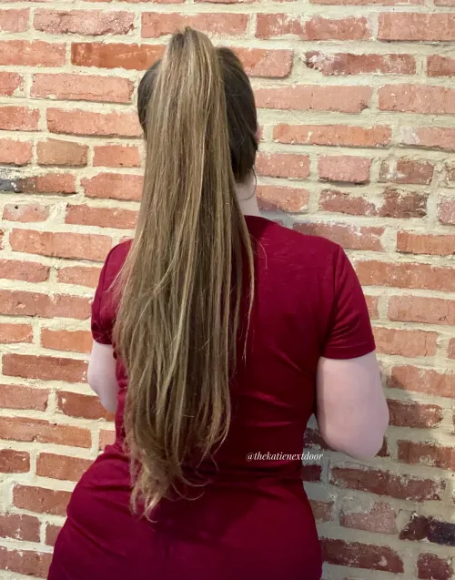 Thumbnail An Extra Long Ponytail Just for You by KatieTK | Ponytails
