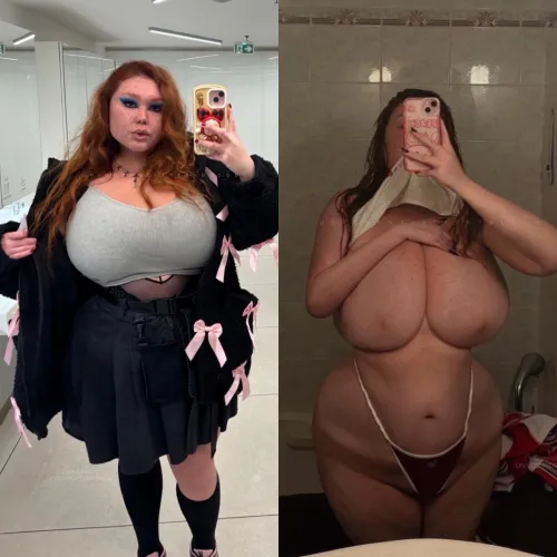 Thumbnail Unicornglitteryblood's Comparison: Real Life vs Reddit Saggy Breasts Revelation