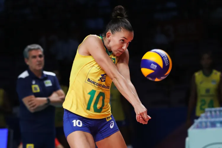 Thumbnail Gabriela Guimares: Graceful and Powerful Volleyball Athlete by ElinoreDoll | VolleyballGirls