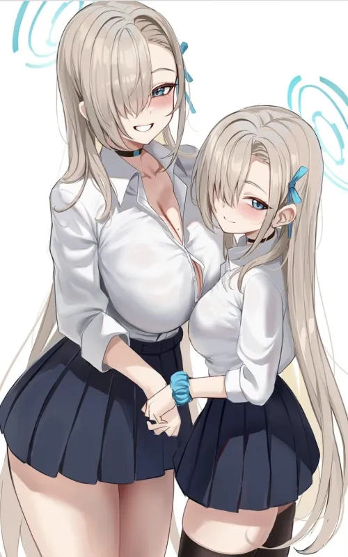 Thumbnail Asuna Adventures: Big Asuna and Small Asuna by RainDMask