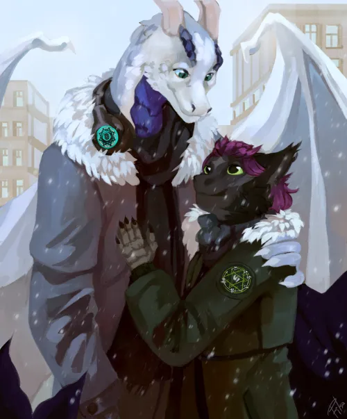 Thumbnail Snow Walk Artistry: Furry Creations by FikaNori
