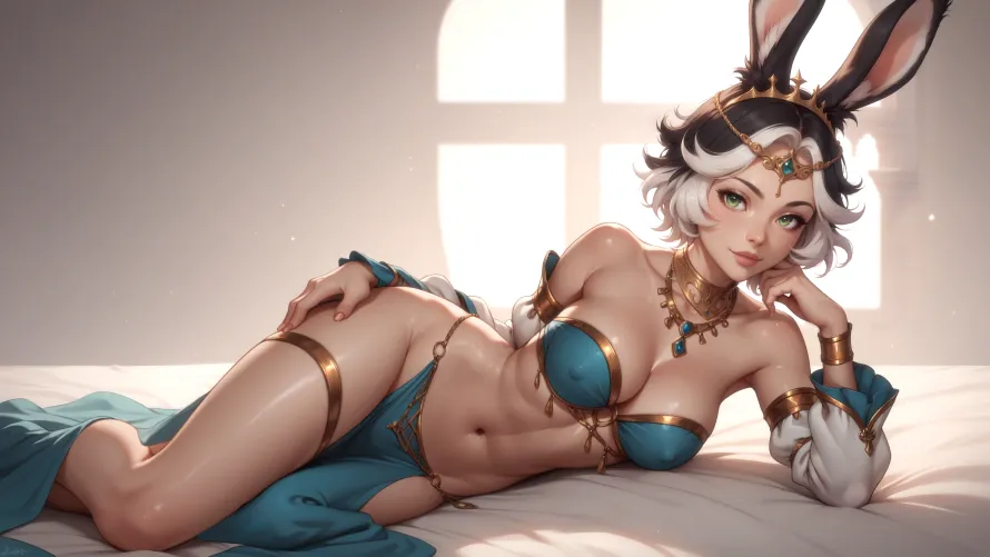 Thumbnail Hybrid Art Bunnygirl: Explore the Creation by Rhallah_Reed in MonsterGirl Category