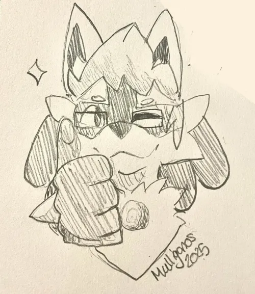 Thumbnail Little Doodle Art Featuring DavidToons Character | Furry Creations by Mulliganos