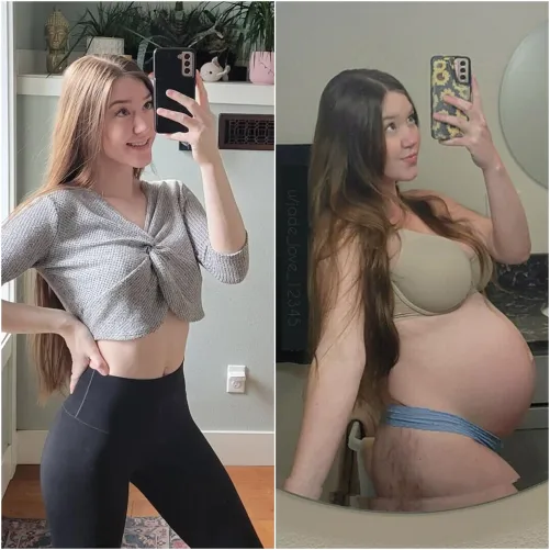Thumbnail Transformations: Before and After Pregnancy Revealed by jade_love_12345