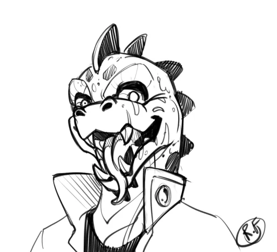 Thumbnail OC Art by Me - Daily Sketch by Dry-Image1499 | Furry