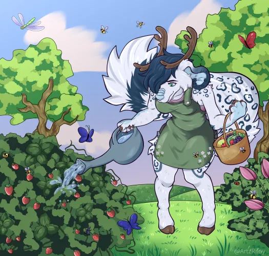 Thumbnail Exploring the Garden Art World: A Showcase by Rilaymartins in Furry
