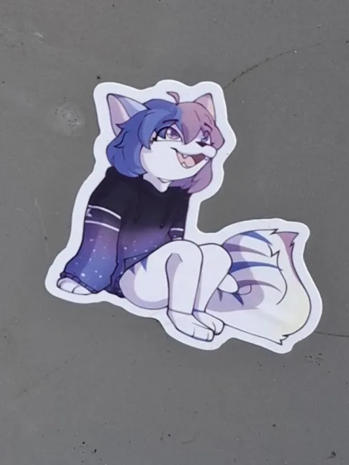 Thumbnail Lucy_banana Unveils a Wild Furry Sticker: A Must-Have Collectible!