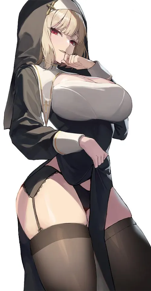 Thumbnail Artistic Seduction: The Allure of a Sexy Nun | marxsander2016