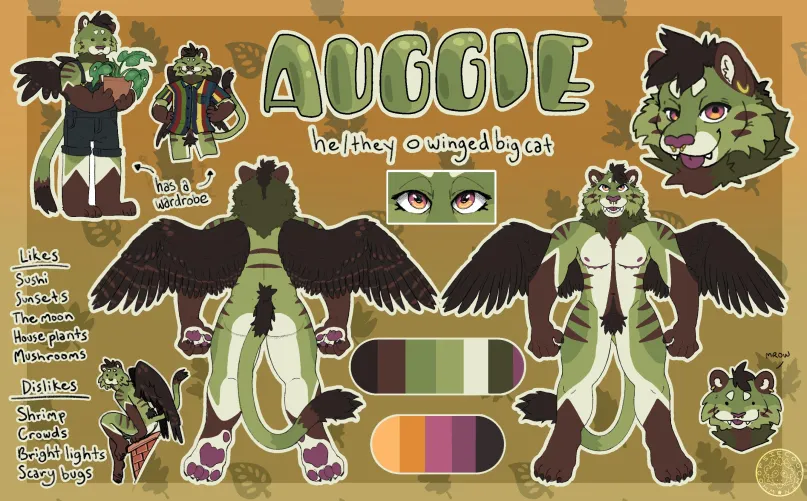 Thumbnail Auggie Ref by Ethan_moose7 | Furry