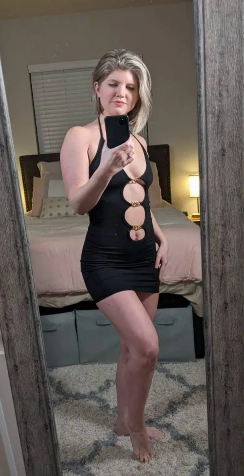 Thumbnail Elegant Mom: Black Tight Dress Fashion by AvaSparkle_ | tightdresses