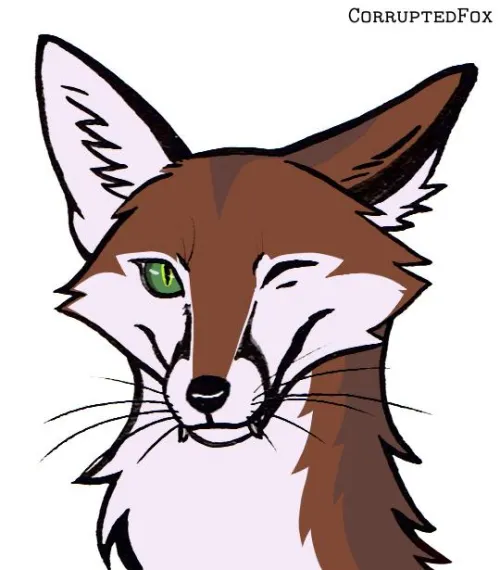 Thumbnail Giftart for Rofu by CorruptedFoxArt | Telegram Furry