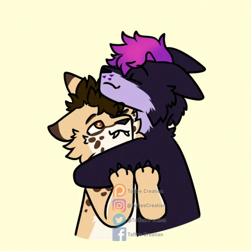 Thumbnail Big Hug You Choose the Hardway by ToffeeCreation | Furry Art